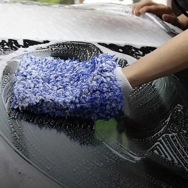 Car Accessories Must Have - 2pcs High Density Car Cleaning Gloves