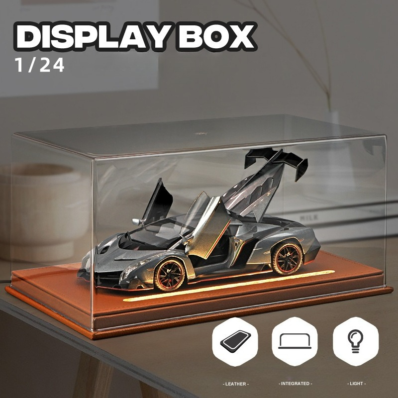 Car Accessories Papar - Acrylic Display Box with Light for