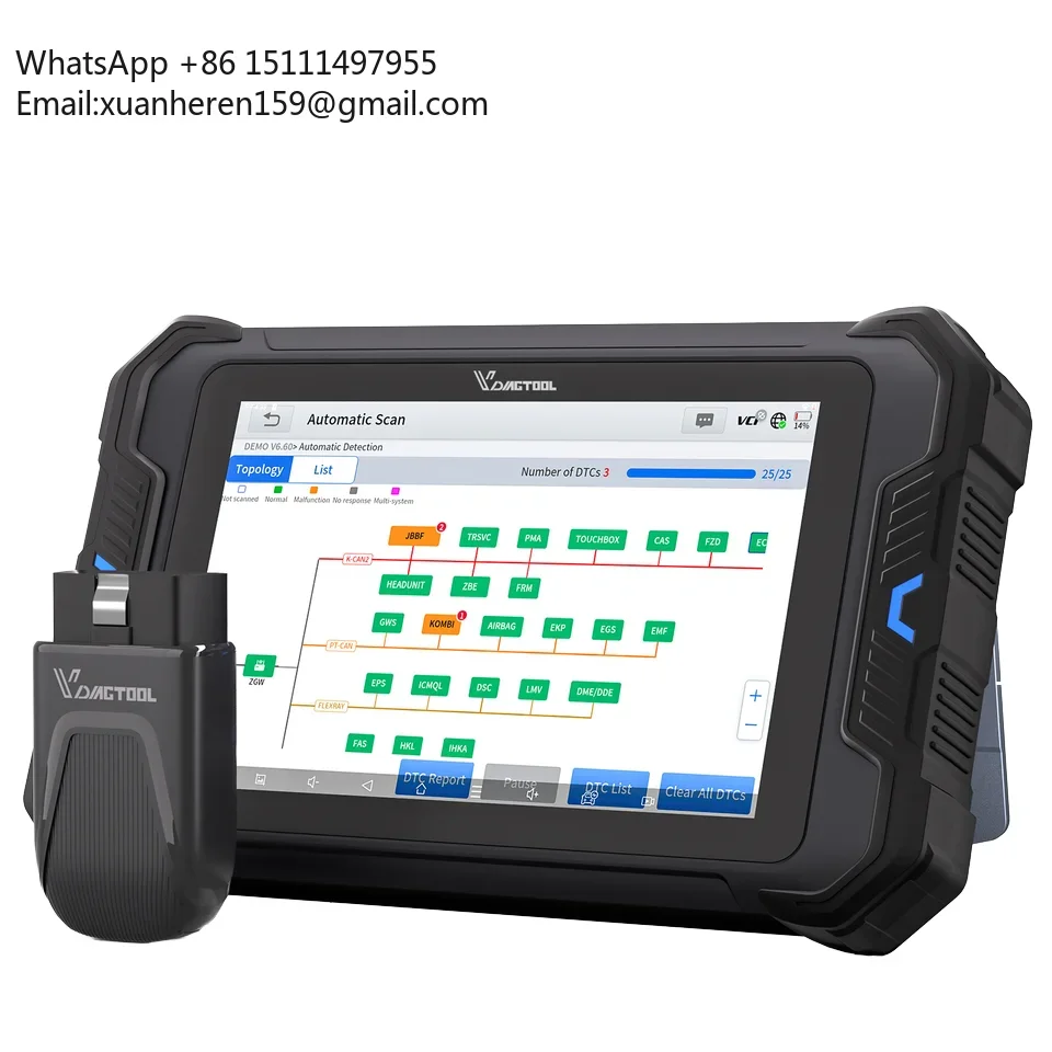 Obd2 Scanner - VDIAGTOOL VD80BT 2025 New Best Obd2