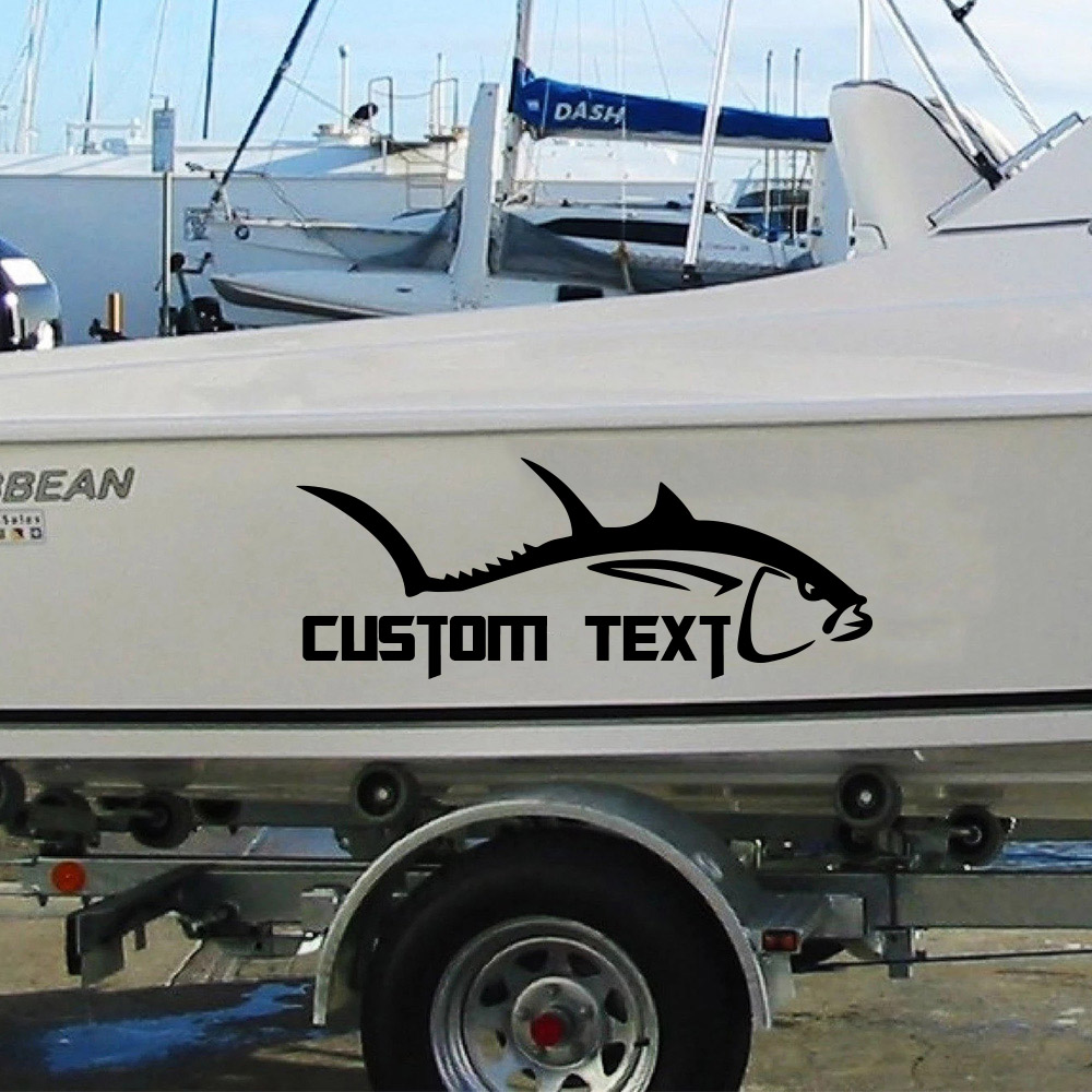 Car Accessories Quotes - 1PC Cute Sea Bass Removable Customized