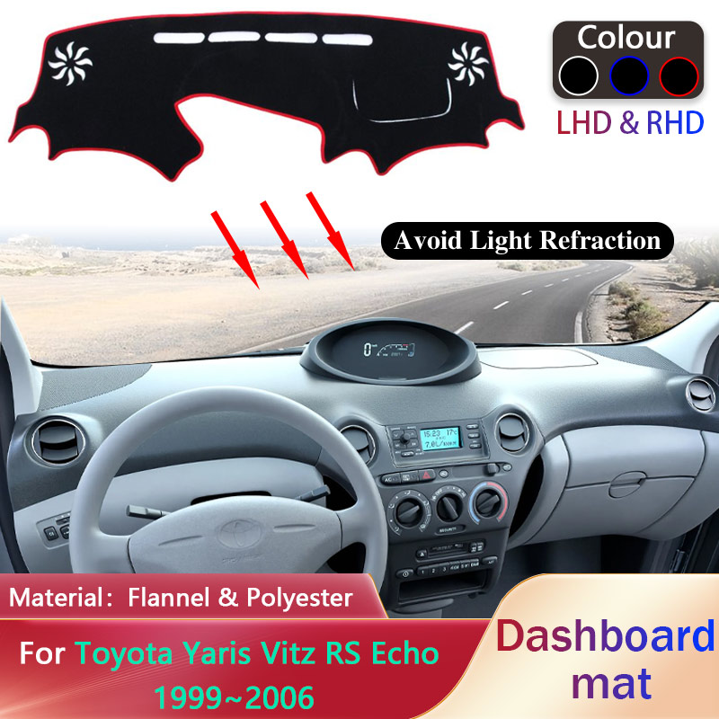 Car Anti-Slip Dashboard Mat - Car Dashboard Cover Pad for Toyota