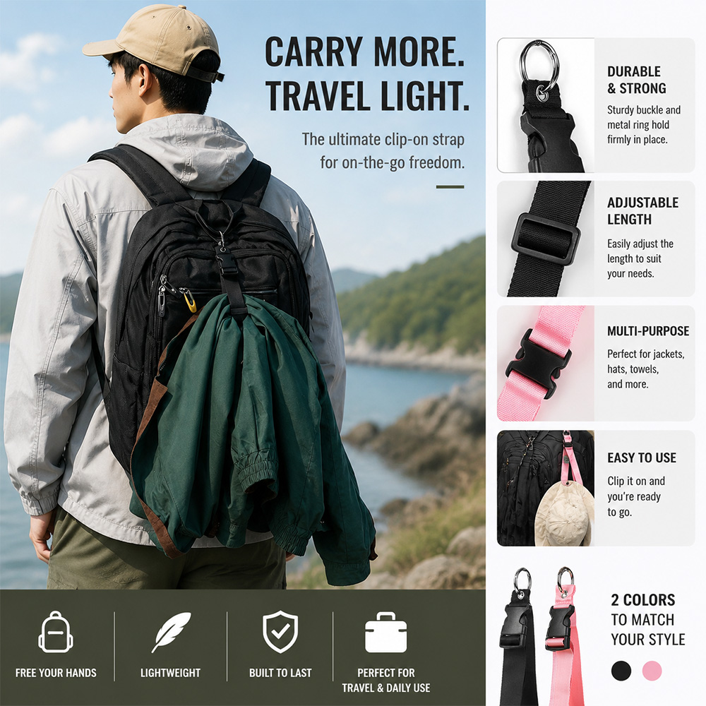 Car Accessories Must Have - Portable Anti-Theft Luggage Strap Durable Outdoor
