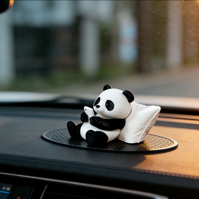 Panda Sculpture Ornament, Desk - Car Accessories Must Have review and price
