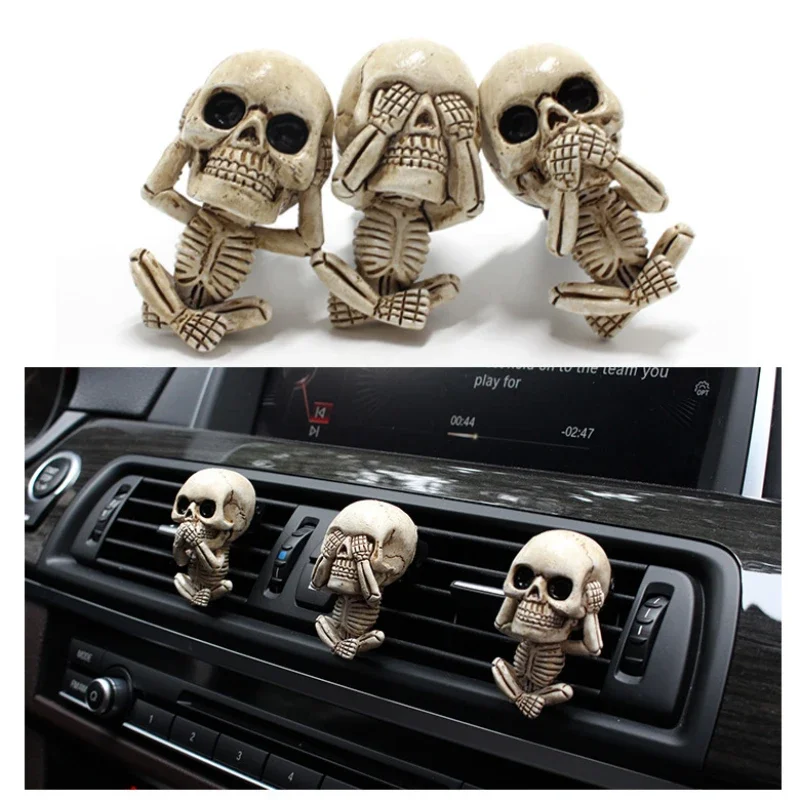 3Pcs Skull Car Interior Decora - Car Accessories Must Have review and price