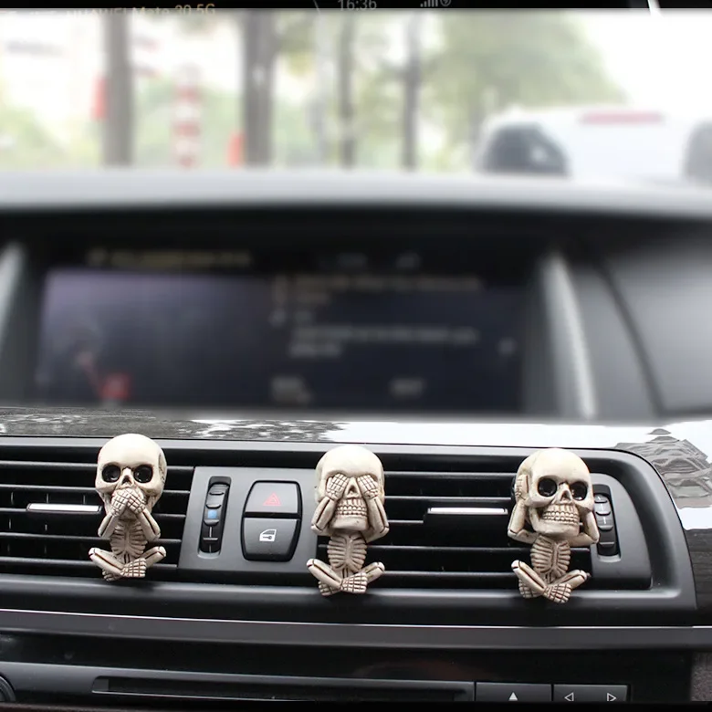 3Pcs Skull Car Interior Decora - Car Accessories Must Have review and price