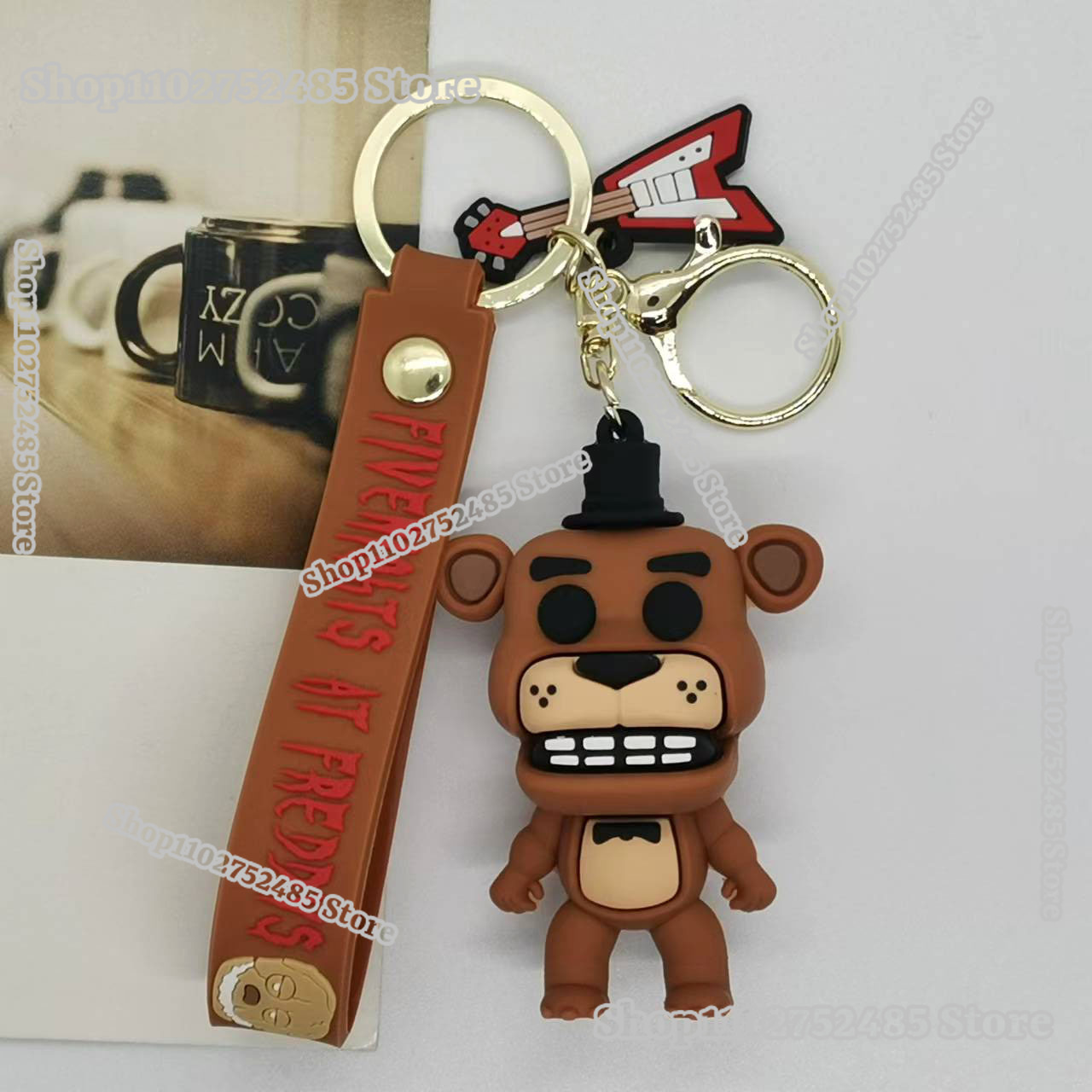 5pcs Cartoon Anime FNAF Figure - Car Accessories Papar review and price