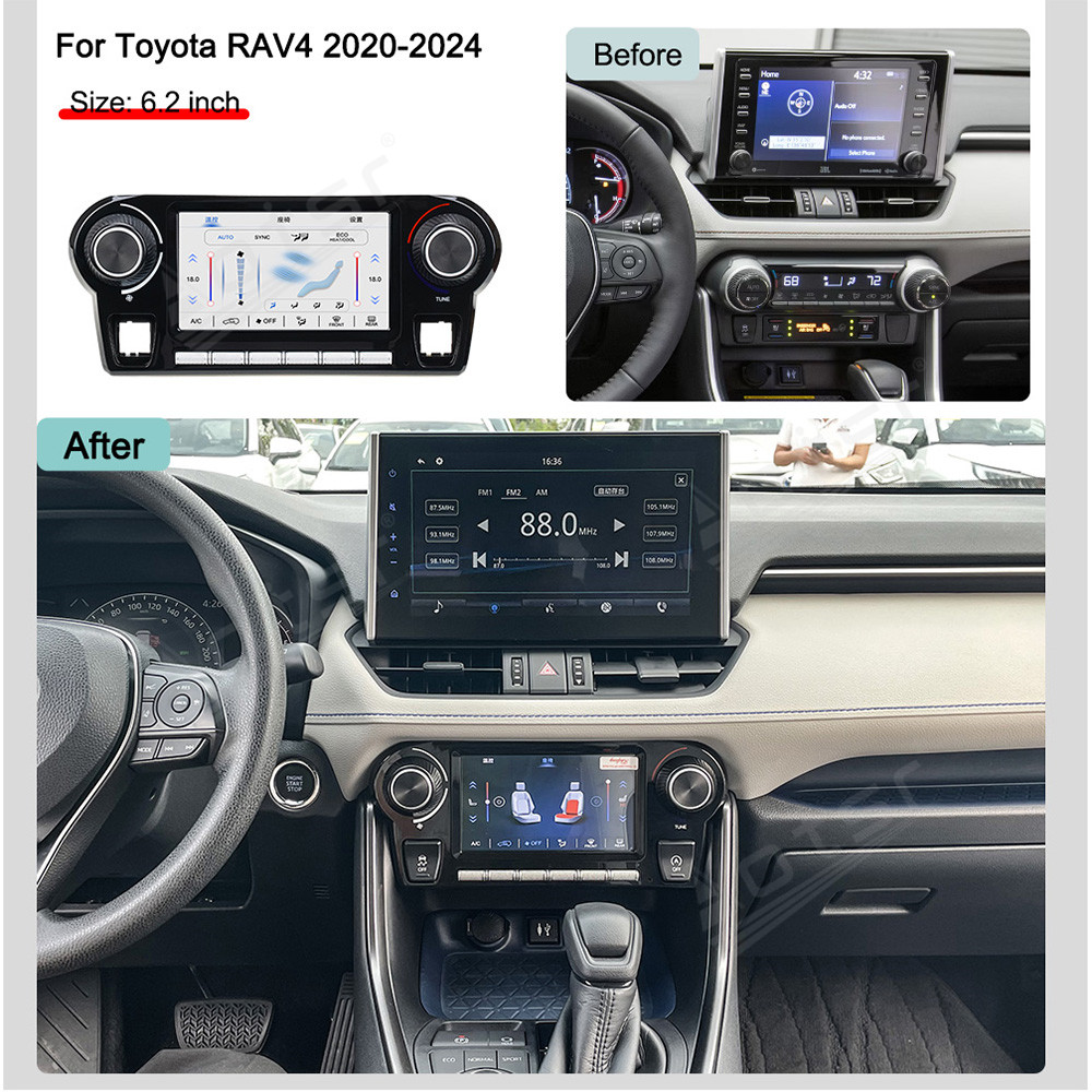 Touch & Button Dual Control AC - Car Accessories Papar review and price