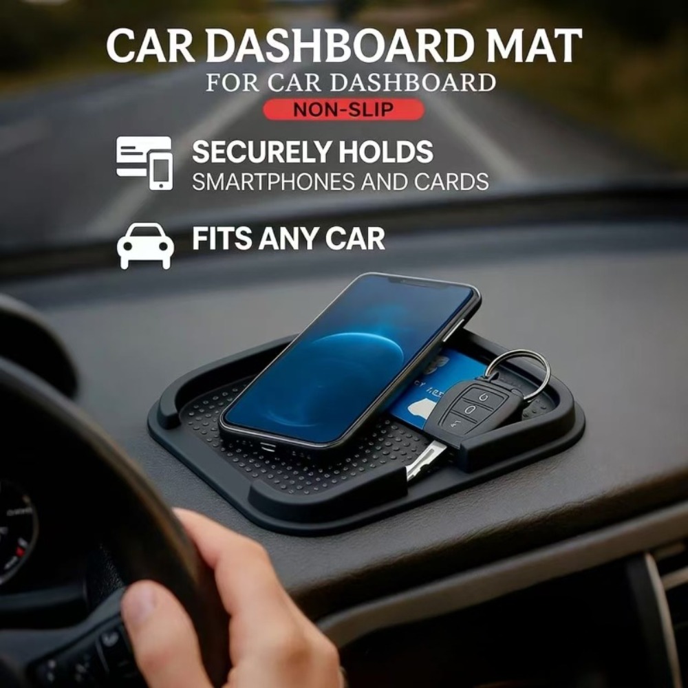 Silicone Anti Slip Mat Car Das - Car Anti-Slip Dashboard Mat review and price
