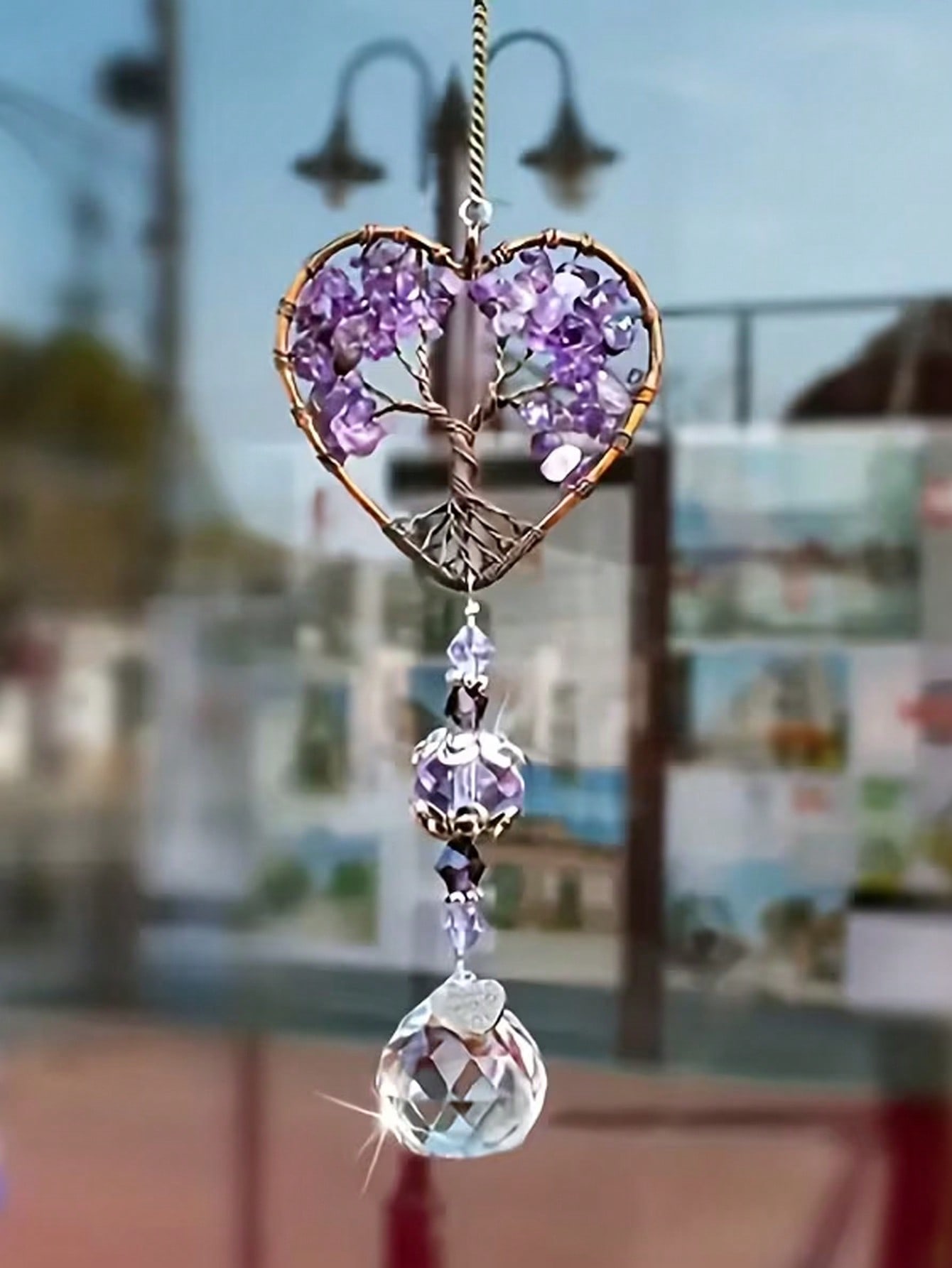 Heart Amethyst Tree of Life Ca - Car Accessories Must Have review and price