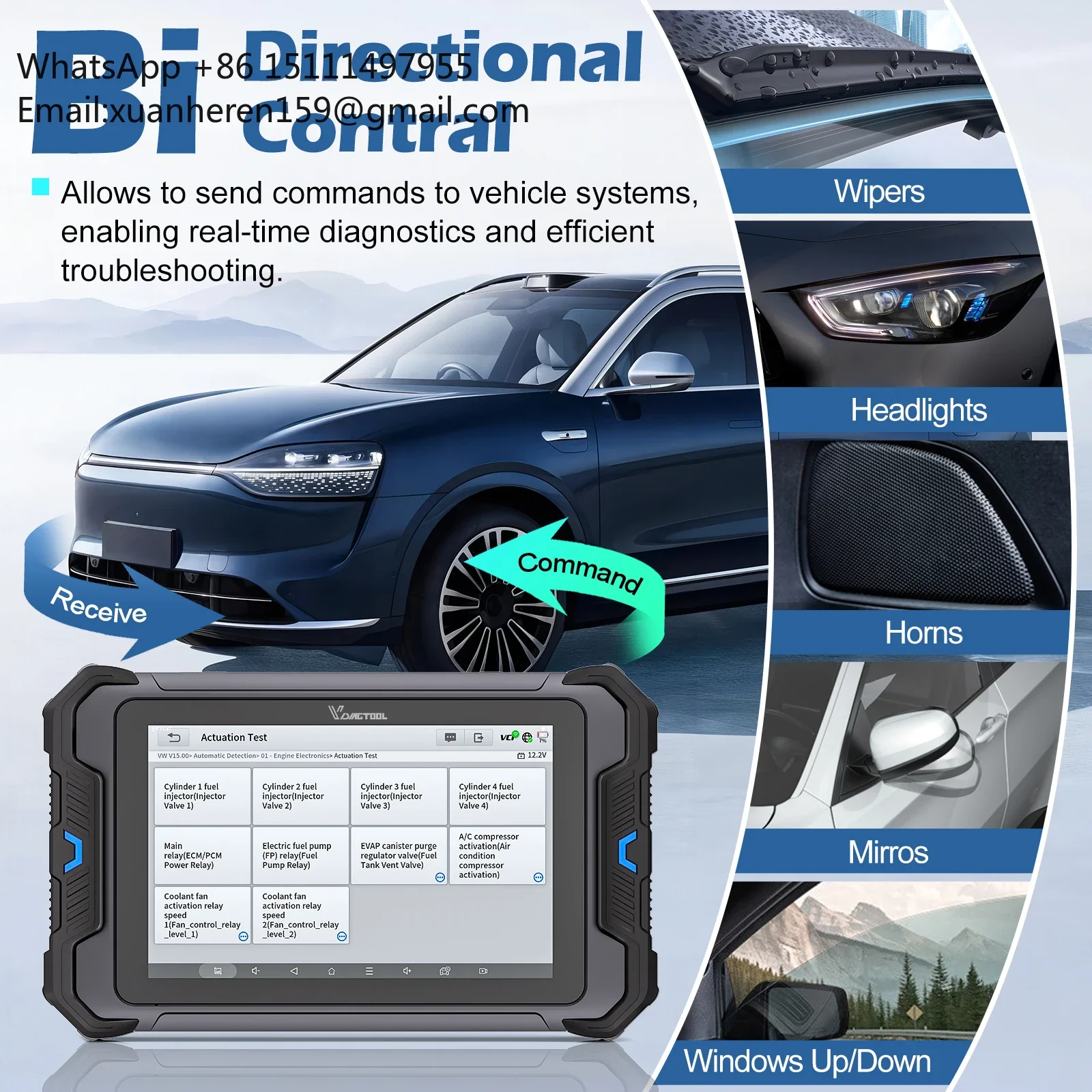 VDIAGTOOL VD80BT 2025 New Best - Obd2 Scanner review and price
