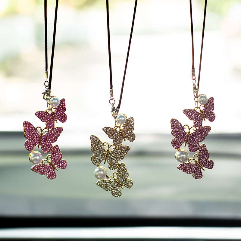 Butterfly Car Hanging Pendant  - Car Accessories Must Have review and price