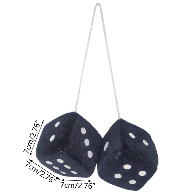 Multicolor Plush Dices Car Han - Car Accessories Must Have review and price