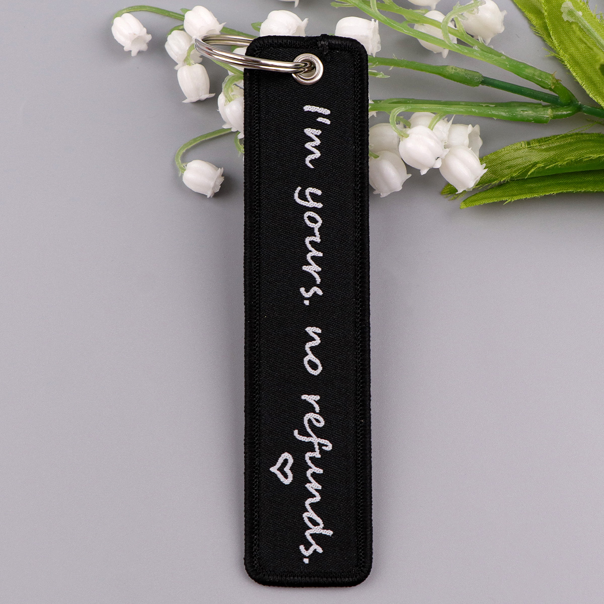 Black Embroidery Key Fob Rock  - Car Accessories Quotation review and price