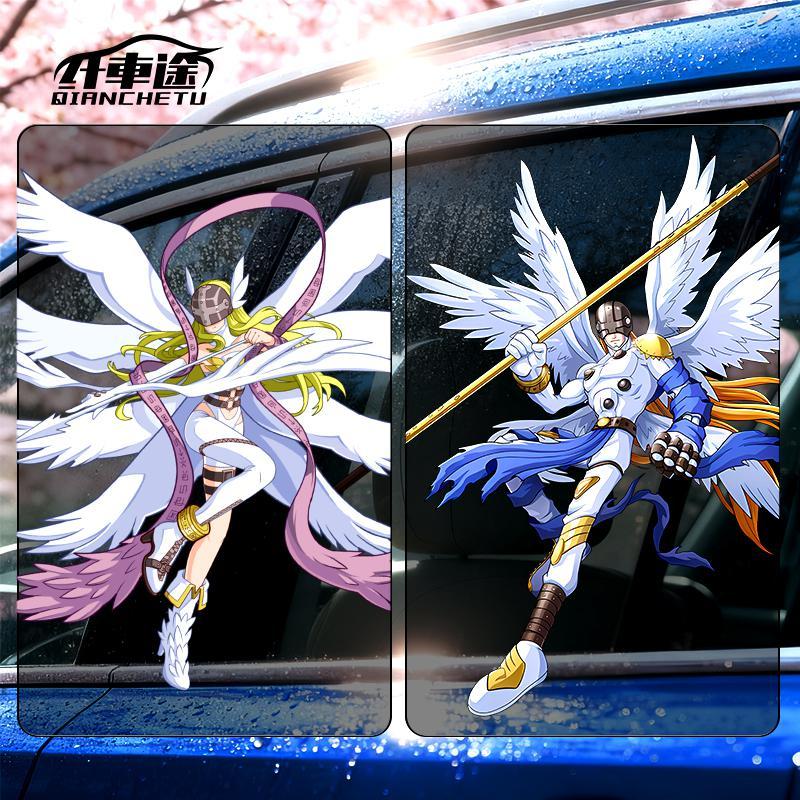 Digimon Car Sticker Cute Fashi - Car Accessories Japan review and price