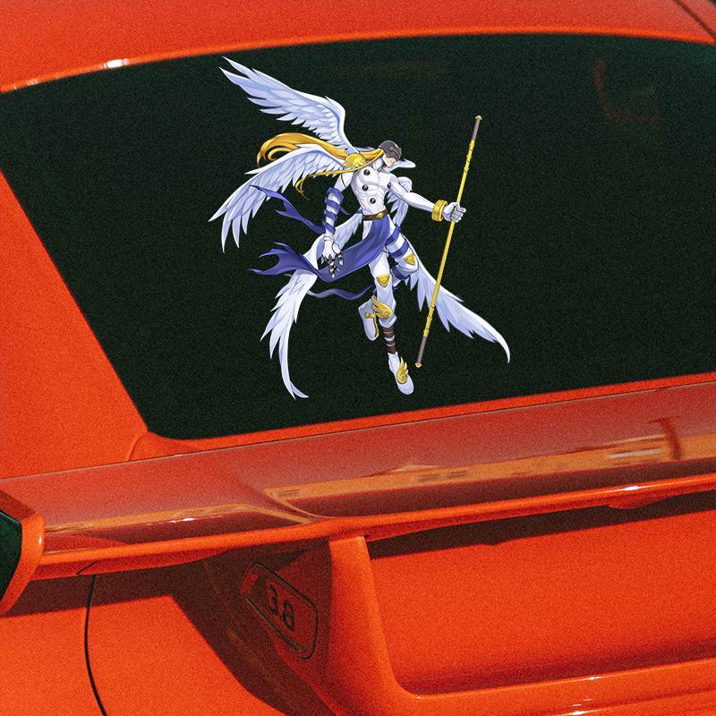 Digimon Car Sticker Cute Fashi - Car Accessories Japan review and price