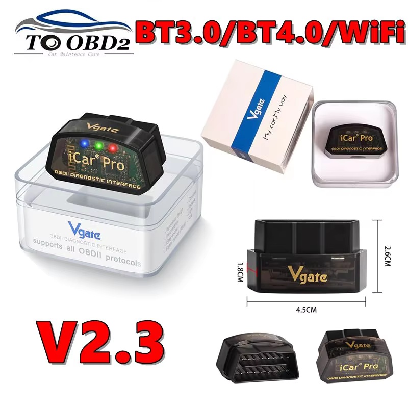Vgate iCarpro ELM327 V2.3 Orig - Obd2 Scanner review and price