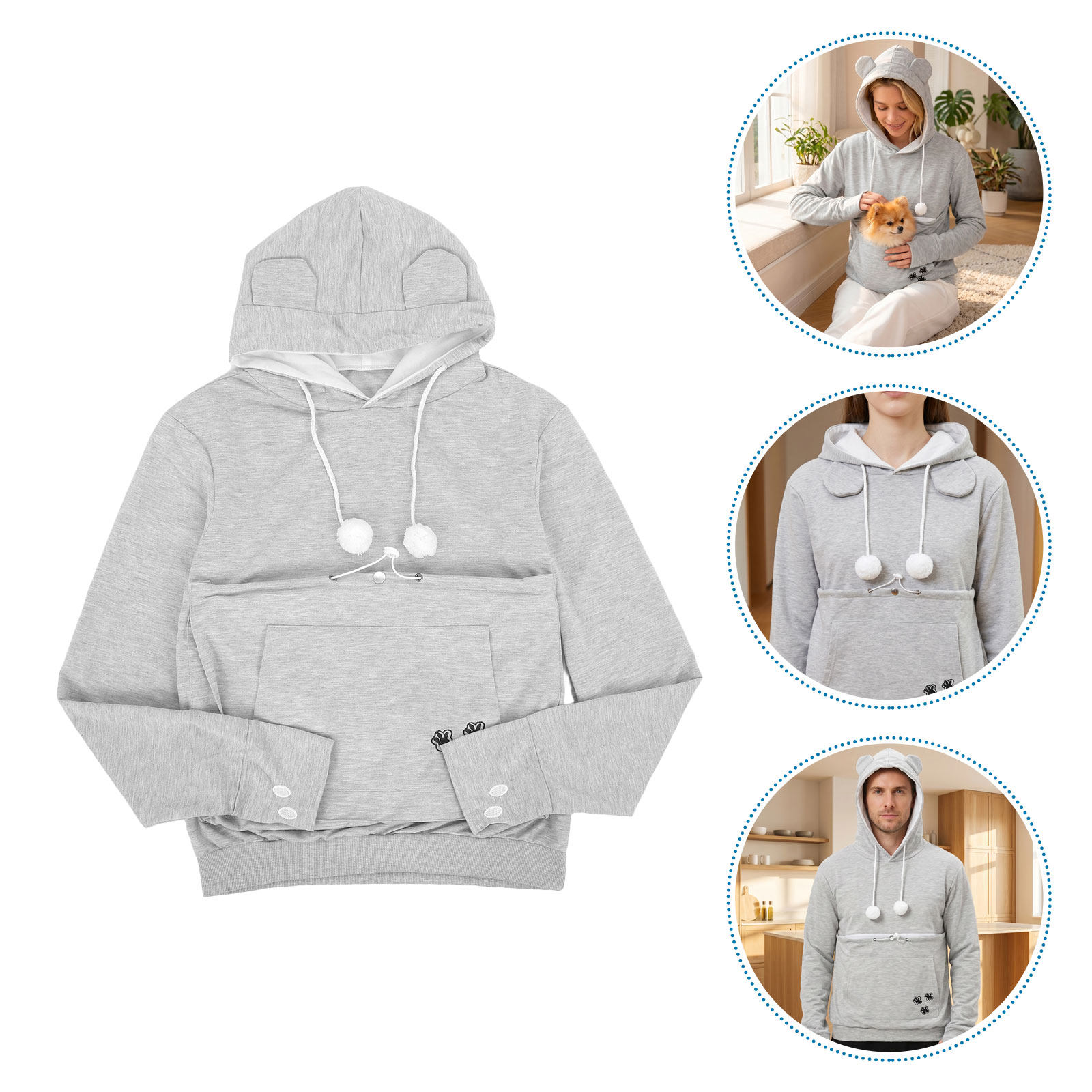 Pet Pouch Hoodie Xl Unisex Kan - Car Accessories Xl review and price