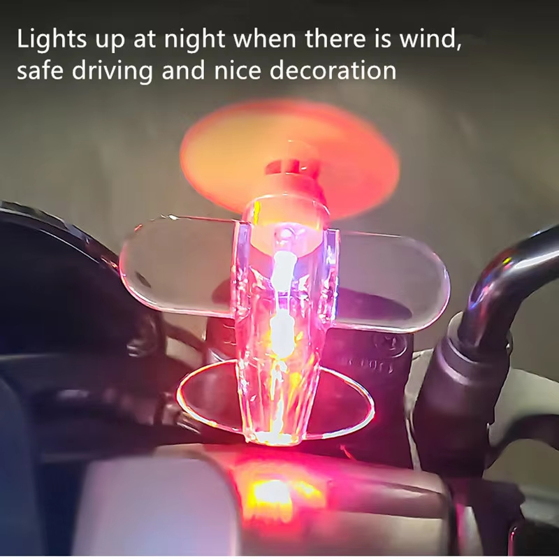 Wind Powered LED Airplane Orna - Car Accessories Papar review and price