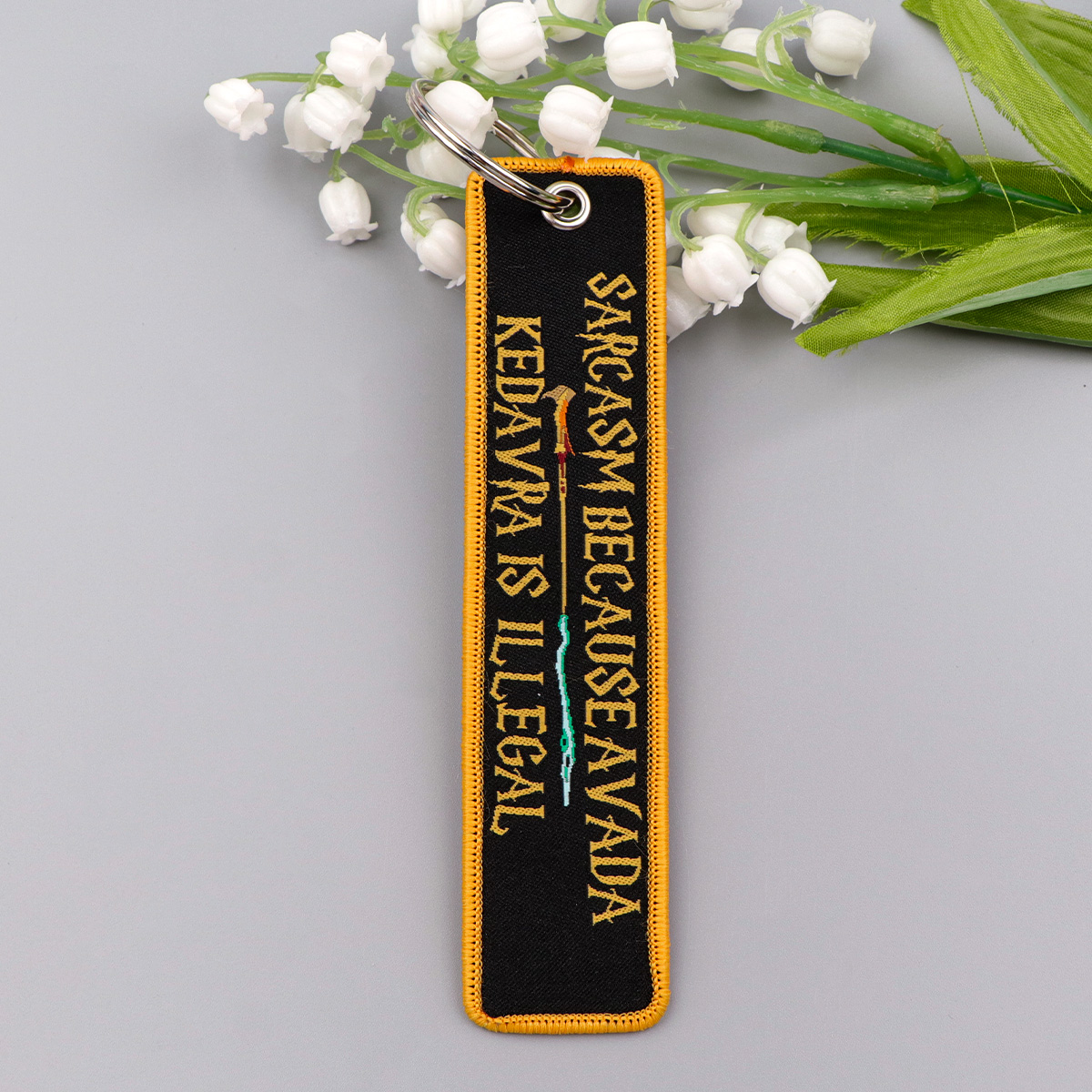 Music Is My Drug Embroidery Ke - Car Accessories Quotation review and price