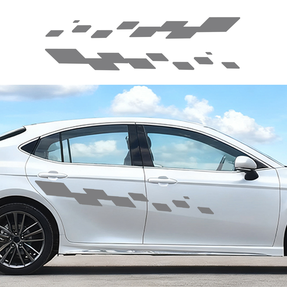2pcs Car Door Decals Racing Ch - Car Accessories Quotes review and price