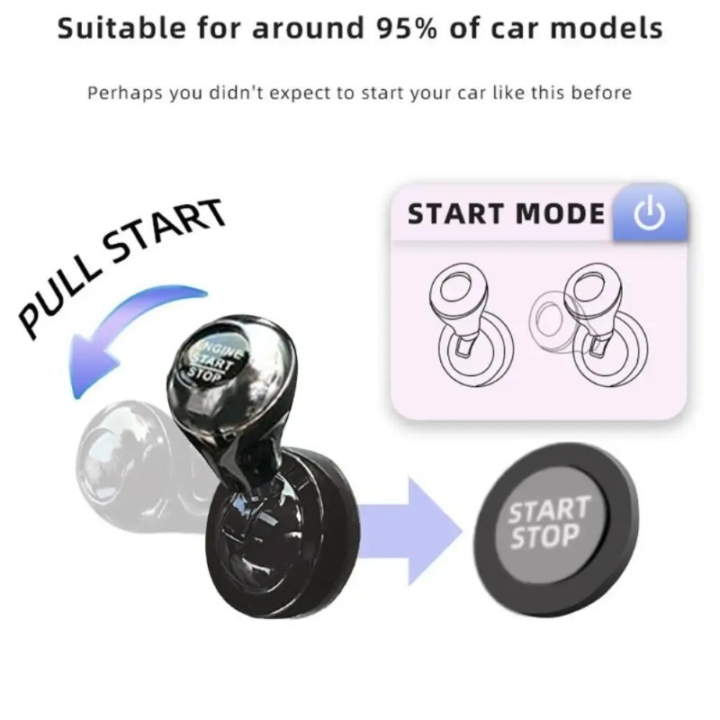 Car One-Touch Start Button wit - Car Accessories Papar review and price