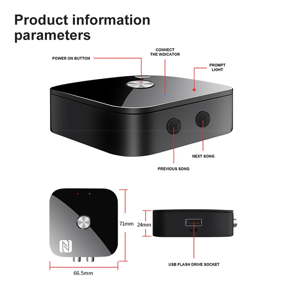 Bluetooth 6.0 Audio Receiver R - Car Accessories Online review and price