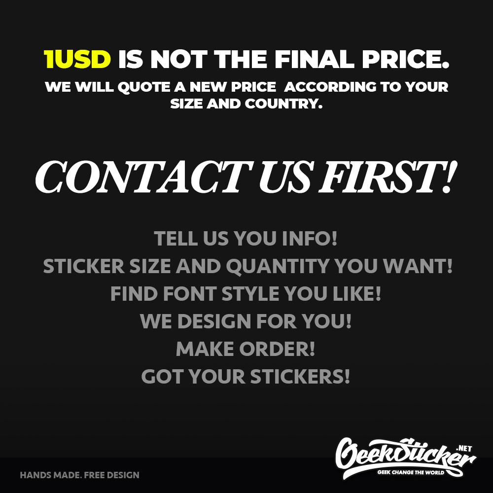 Custom Bussiness Name Sticker  - Car Accessories Quotes review and price