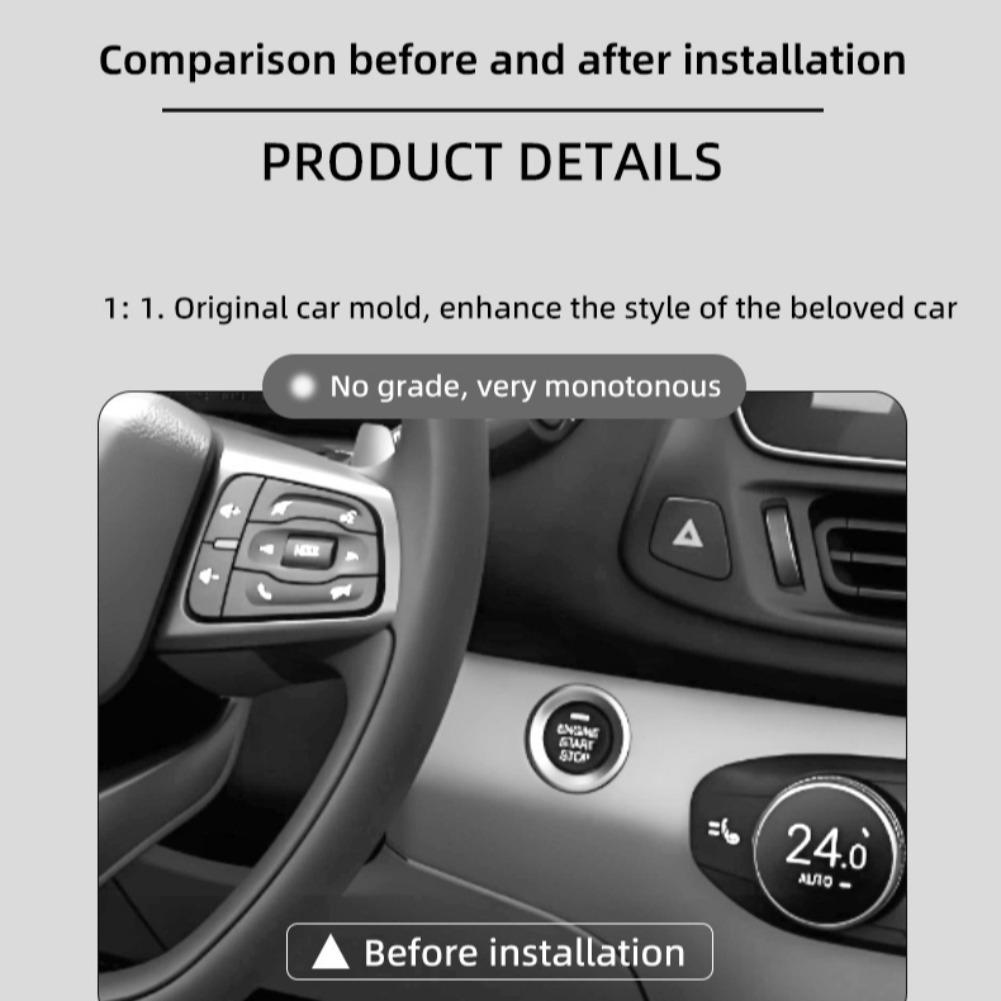 1PC Car One-Touch Start Button - Car Accessories Papar review and price